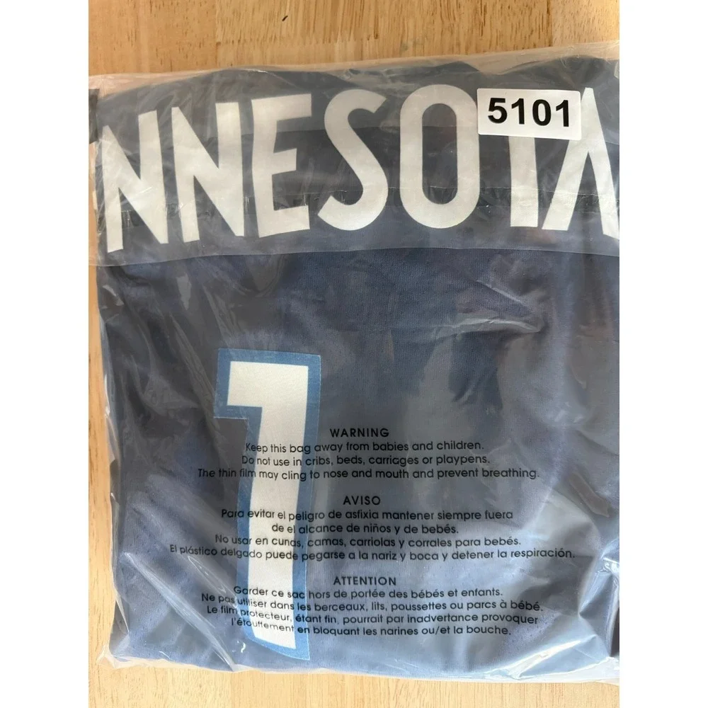 Anthony Edwards Minnesota‎ Timberwolves Nike Icon Edition Swingman Jersey Navy L